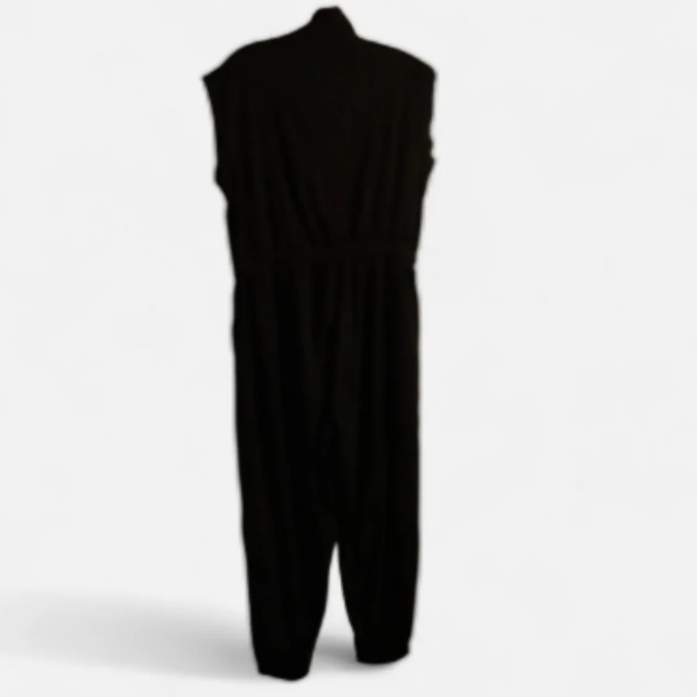 Hayes    Sleeveless Jumpsuit  Black Size XL Petite Short Story - Picture 7 of 12